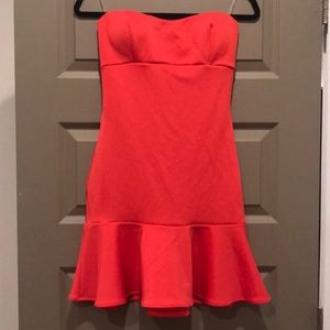 Lulu’s Coral Party Dress - new, no tags